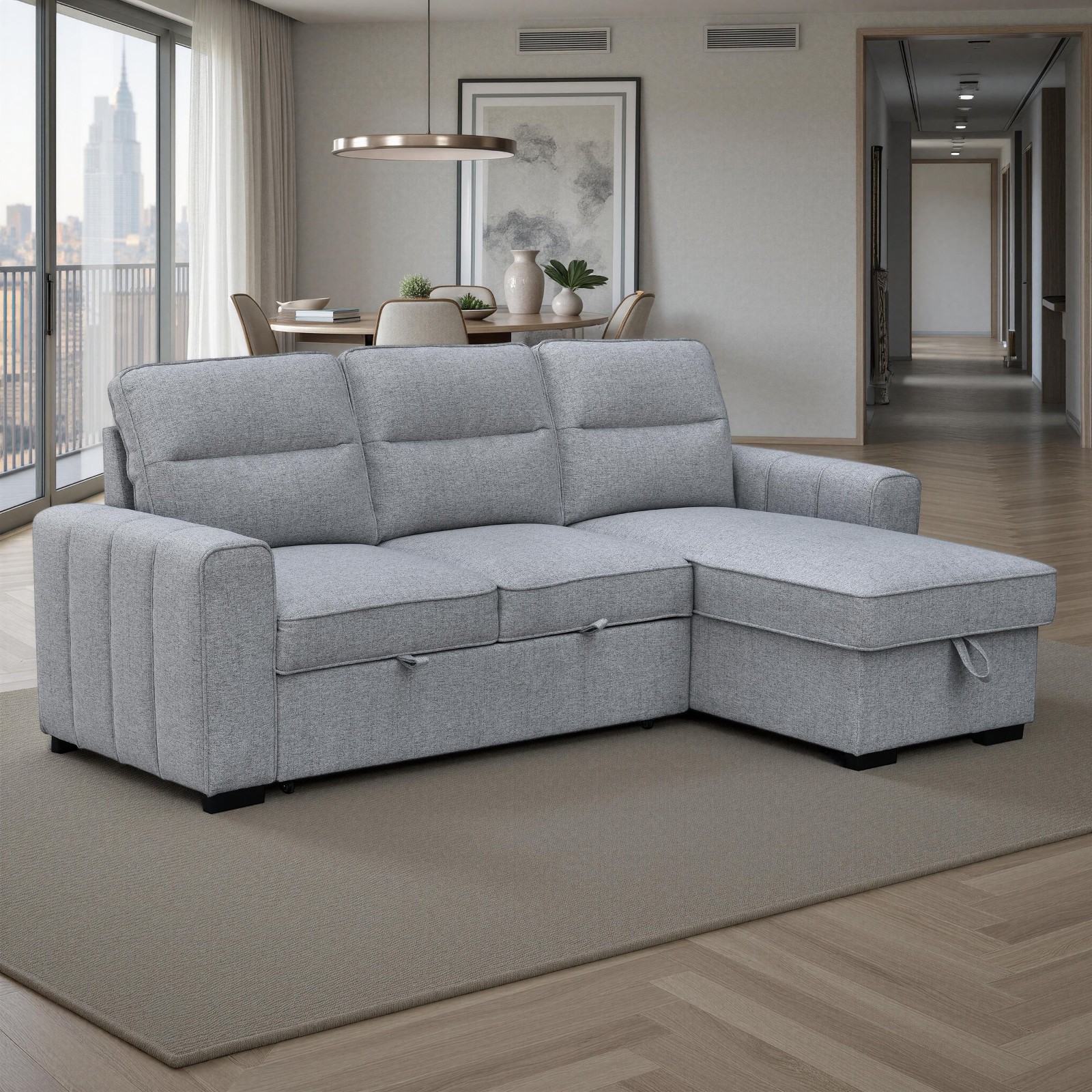 Delphina lit orienté vers la droite — Sofa lit